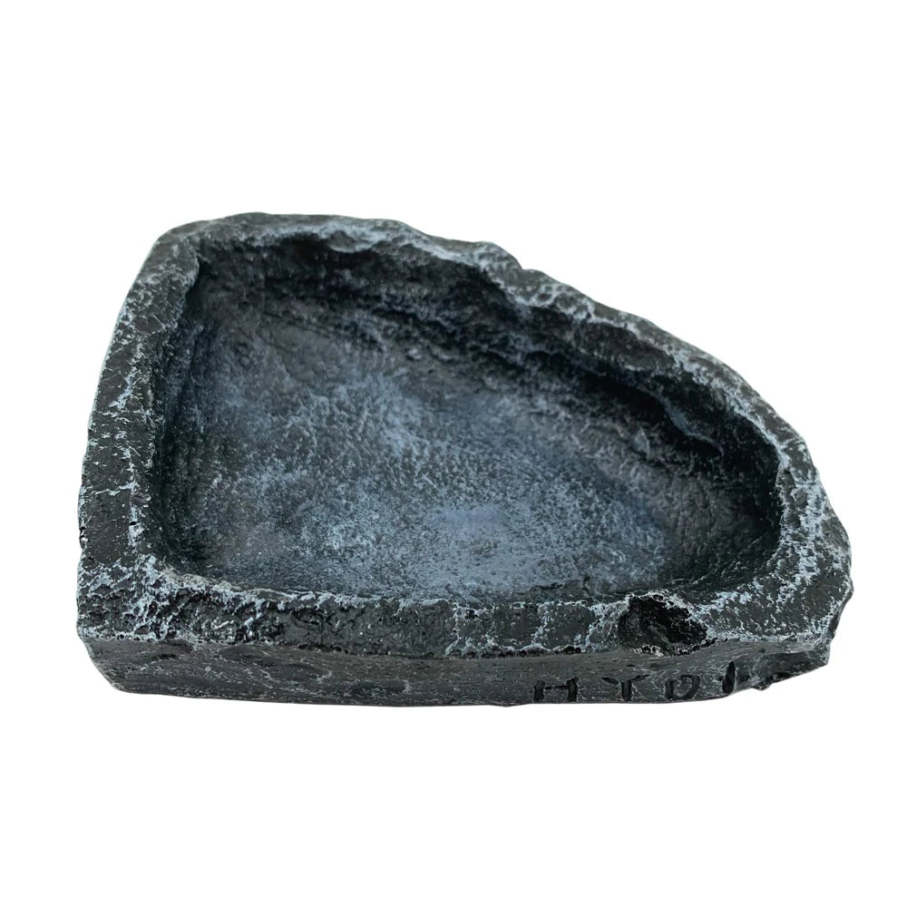 Corner Reptile Feeding Bowl – Food & Water Dish for Bearded Dragons, Geckos, Snakes & Other Reptiles