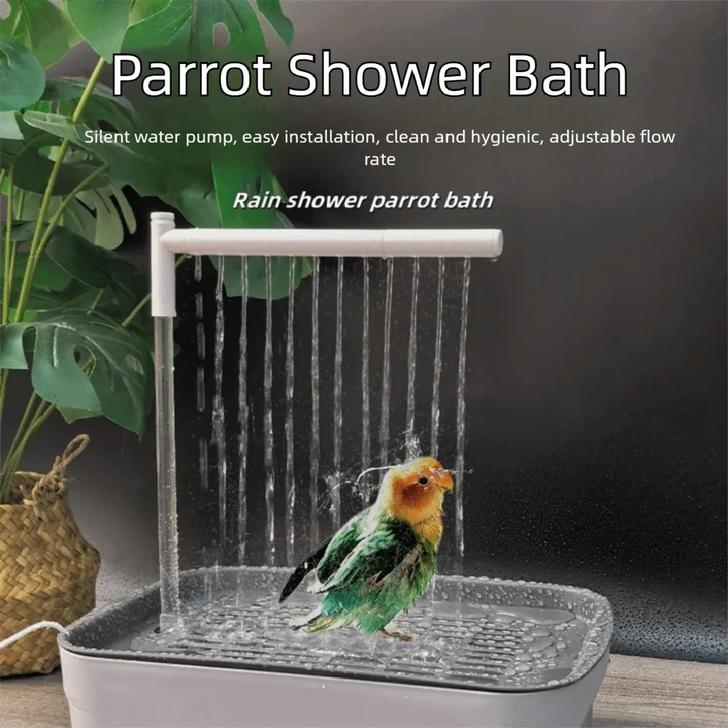 Automatic Parrot Bird Bath
