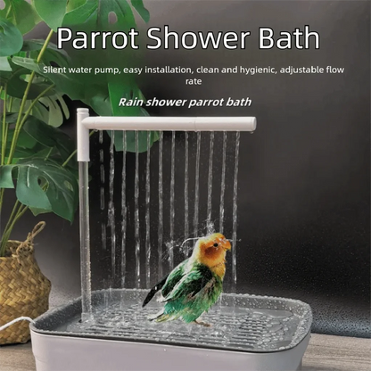 Automatic Parrot Bird Bath