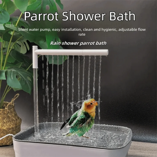 Automatic Parrot Bird Bath