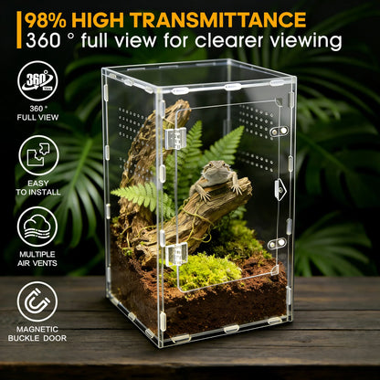 Acrylic Spider & Reptile Enclosure