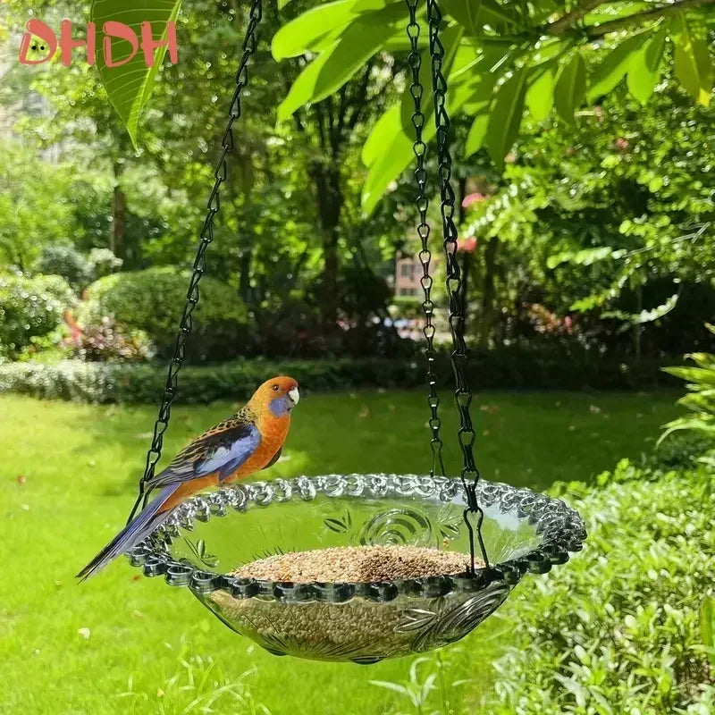 Hanging Bird Feeder Bath