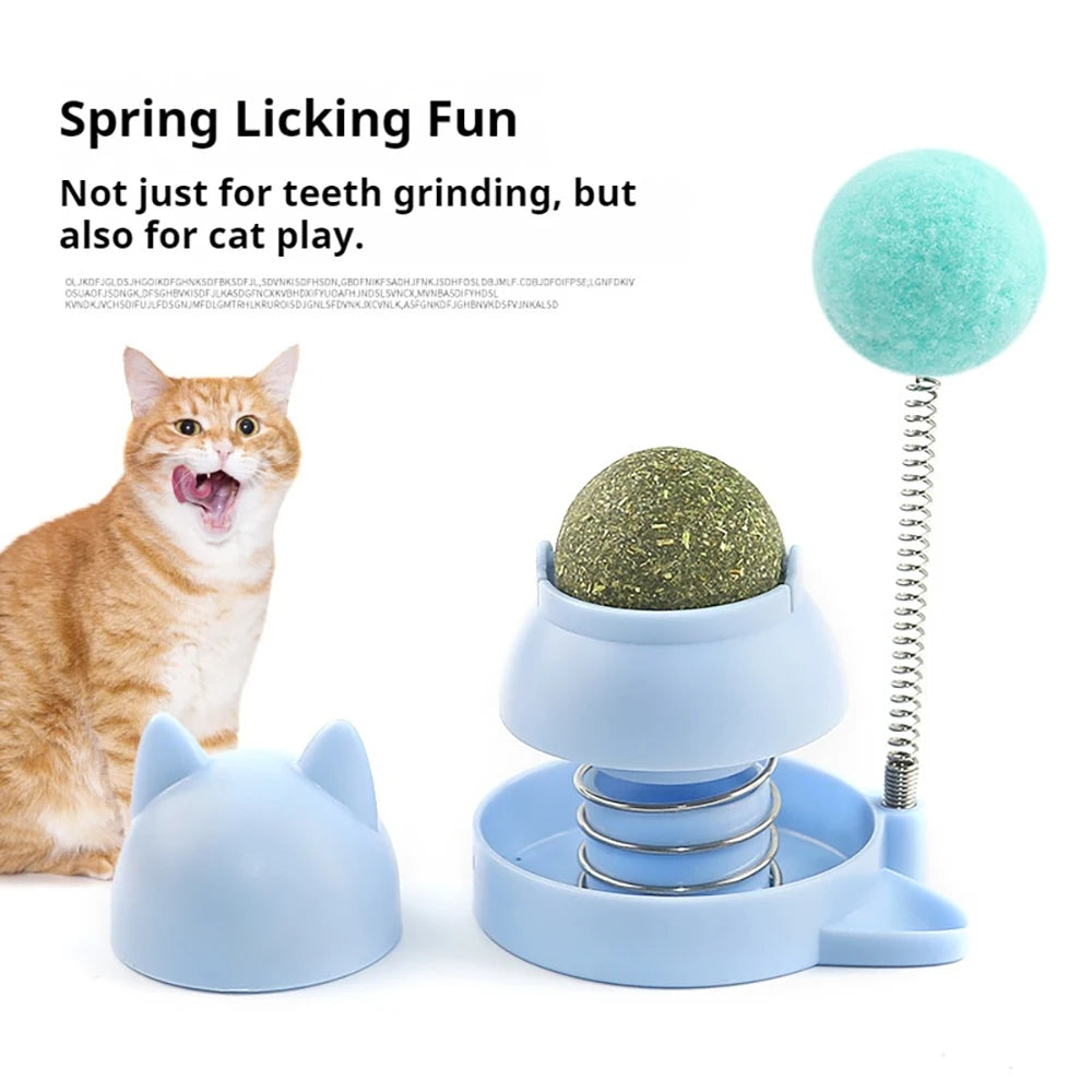 Catnip Spinning Ball Toy