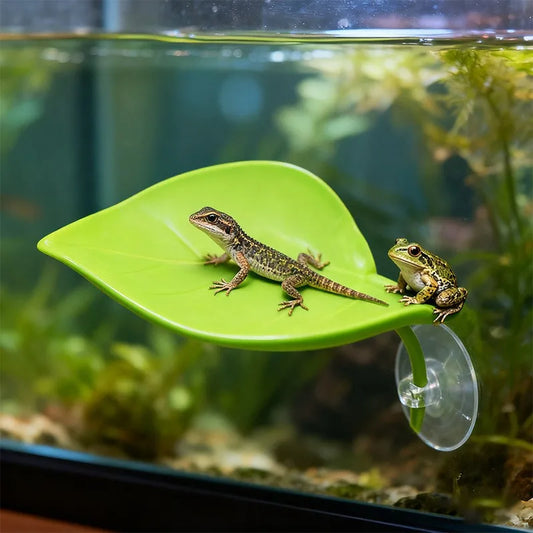 Reptile Basking Leaf Platform