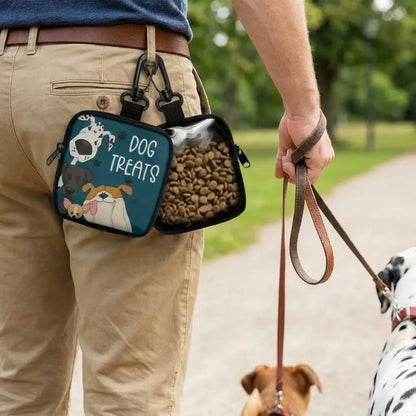 Dog Treat Pouch – Waterproof Training Snack Bag with Clip Attachment