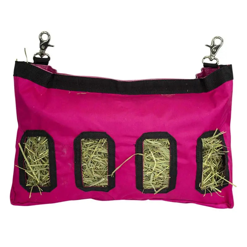 Oxford Cloth Hay Feeder Bag for Rabbits & Guinea Pigs – Mess-Free Hanging Hay Holder