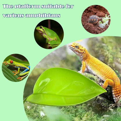 Reptile Basking Leaf Platform