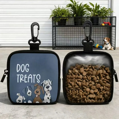 Dog Treat Pouch – Waterproof Training Snack Bag with Clip Attachment