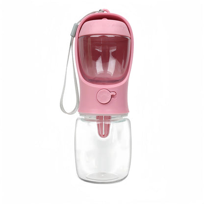 Planet Pawtopia Travel Water Bottle & Food Dispenser