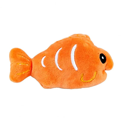Soft Plush Catnip Fish Toy – Crinkle Chew Toy for Indoor Cats & Kittens