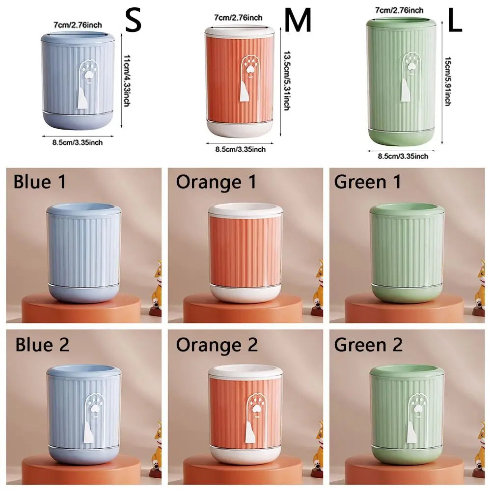 Portable Dog Paw Cleaner Cup – Soft Silicone Quick-Clean Paw Washer