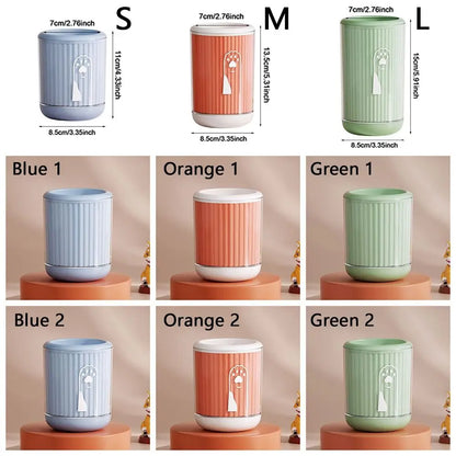 Portable Dog Paw Cleaner Cup – Soft Silicone Quick-Clean Paw Washer