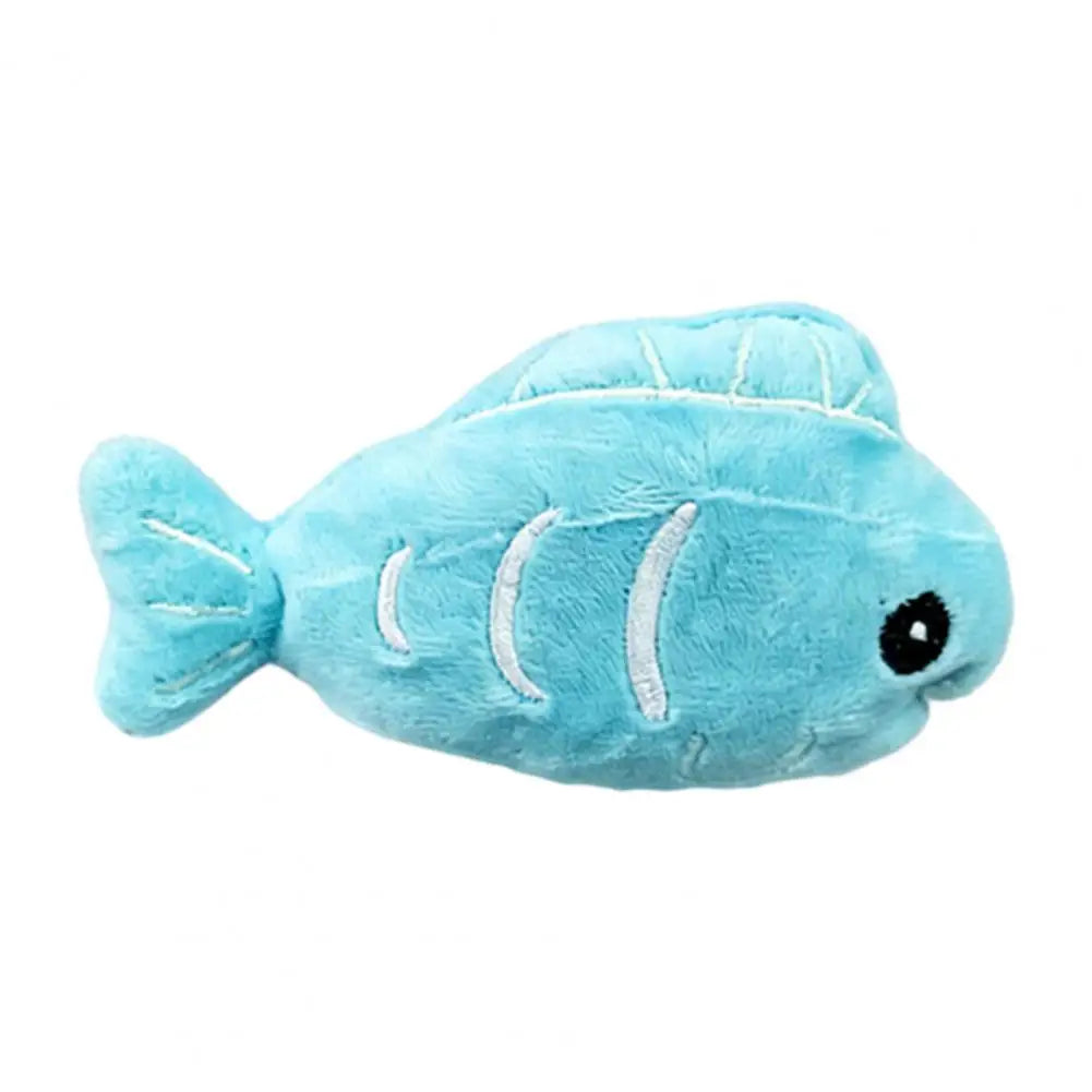 Soft Plush Catnip Fish Toy – Crinkle Chew Toy for Indoor Cats & Kittens