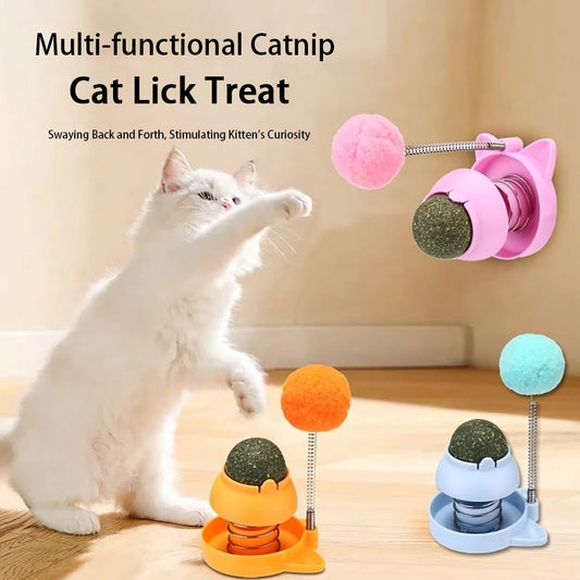 Catnip Spinning Ball Toy