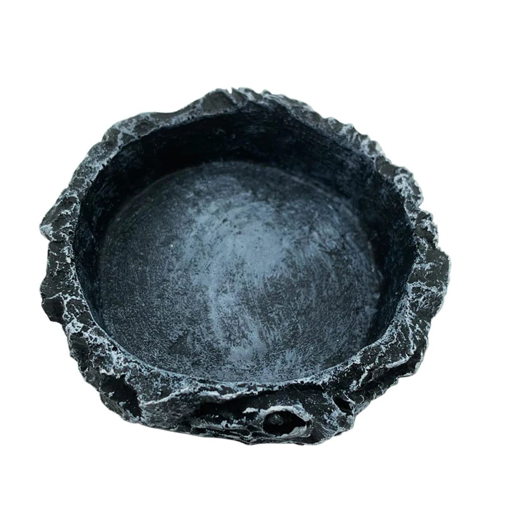 Corner Reptile Feeding Bowl – Food & Water Dish for Bearded Dragons, Geckos, Snakes & Other Reptiles