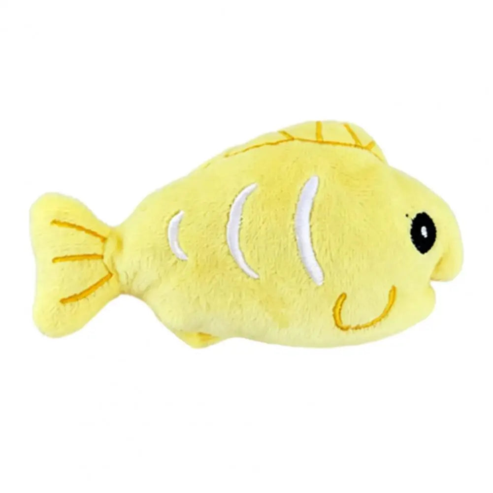 Soft Plush Catnip Fish Toy – Crinkle Chew Toy for Indoor Cats & Kittens