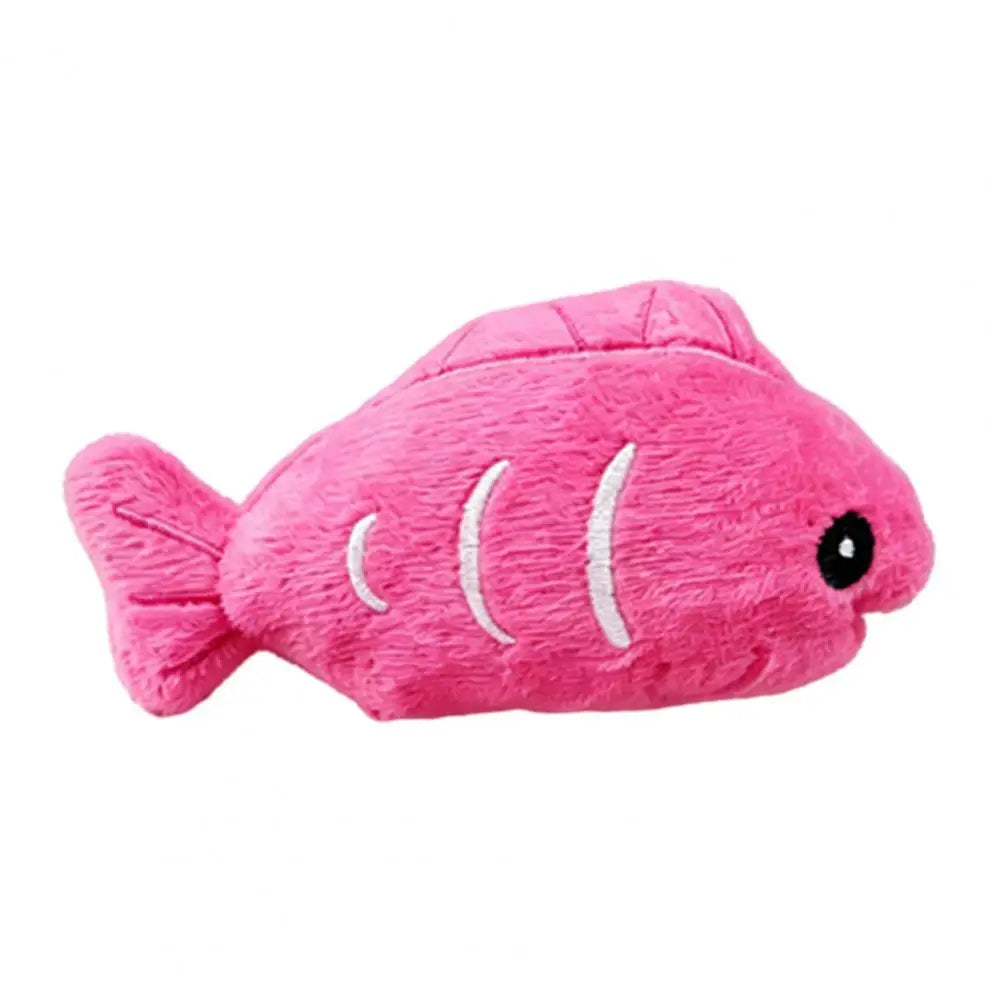 Soft Plush Catnip Fish Toy – Crinkle Chew Toy for Indoor Cats & Kittens