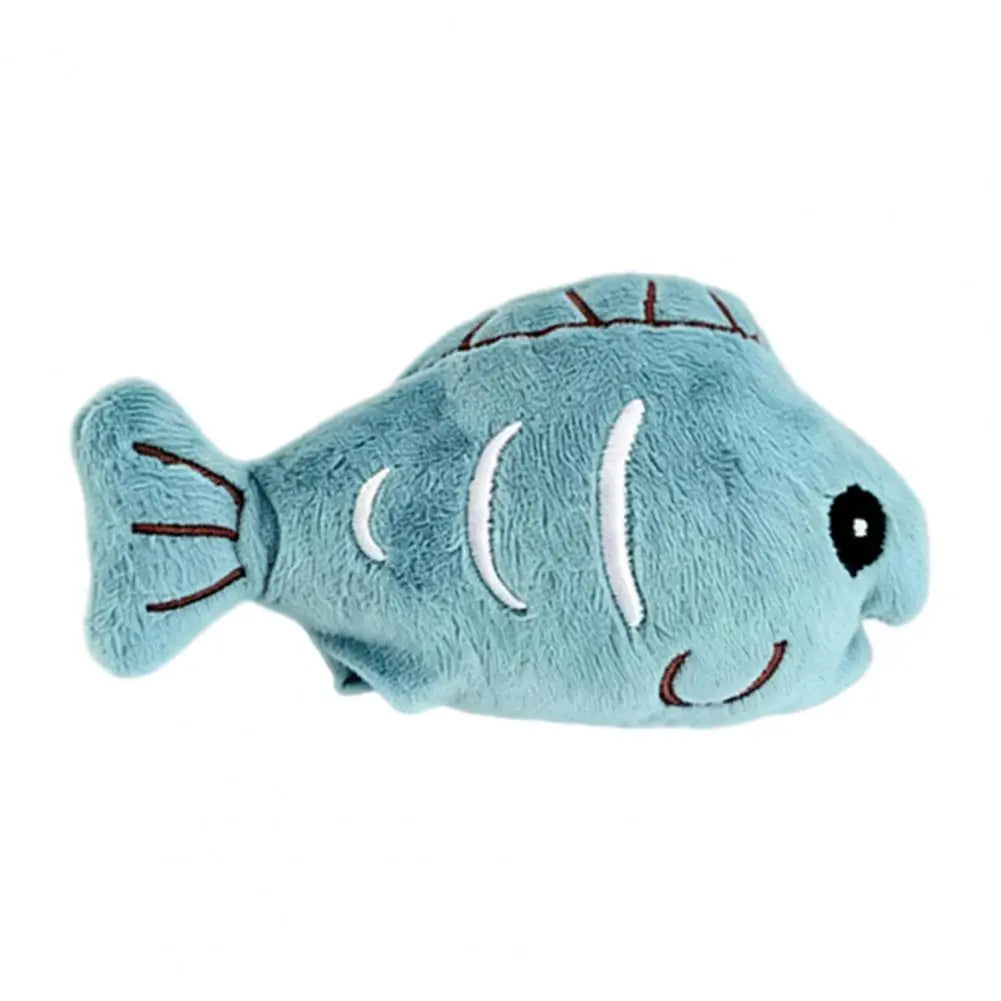 Soft Plush Catnip Fish Toy – Crinkle Chew Toy for Indoor Cats & Kittens