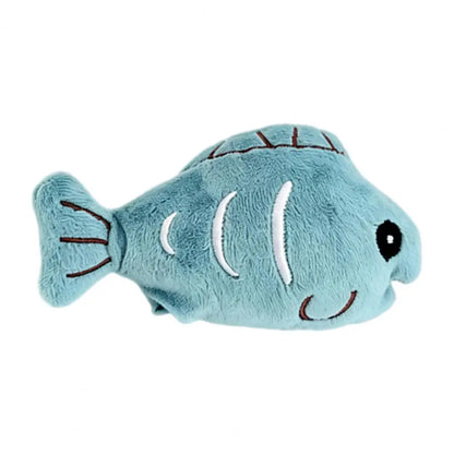 Soft Plush Catnip Fish Toy – Crinkle Chew Toy for Indoor Cats & Kittens