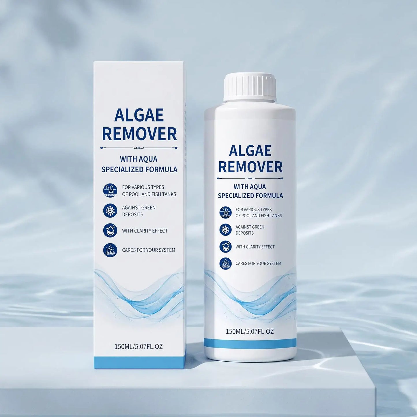 Aquarium Water Clarifier – 150ml Fish Tank Debris & Impurity Remover