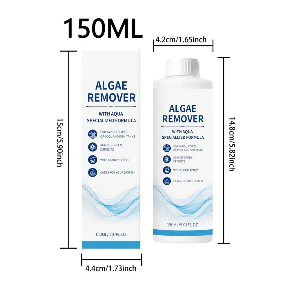Aquarium Water Clarifier – 150ml Fish Tank Debris & Impurity Remover