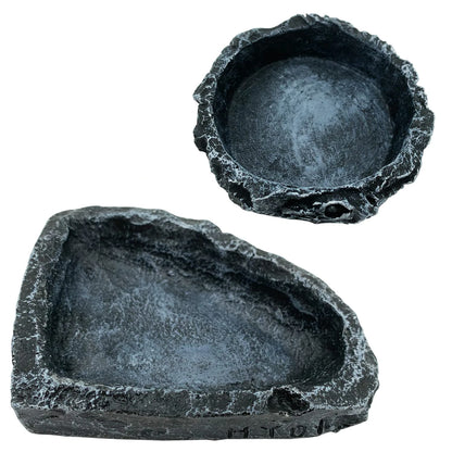 Corner Reptile Feeding Bowl – Food & Water Dish for Bearded Dragons, Geckos, Snakes & Other Reptiles