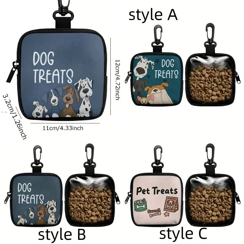 Dog Treat Pouch – Waterproof Training Snack Bag with Clip Attachment