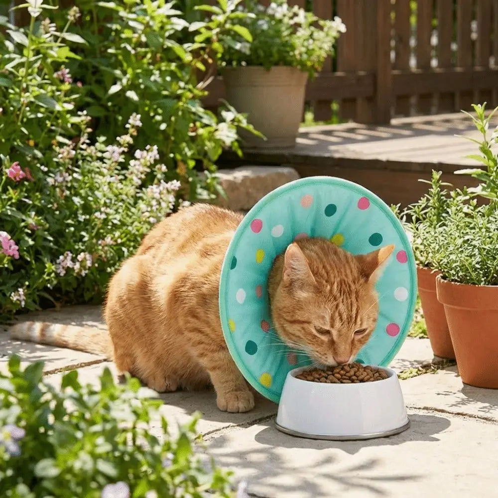 Soft Recovery Collar for Cats & Dogs – Comfortable Anti-Lick Protective Cone