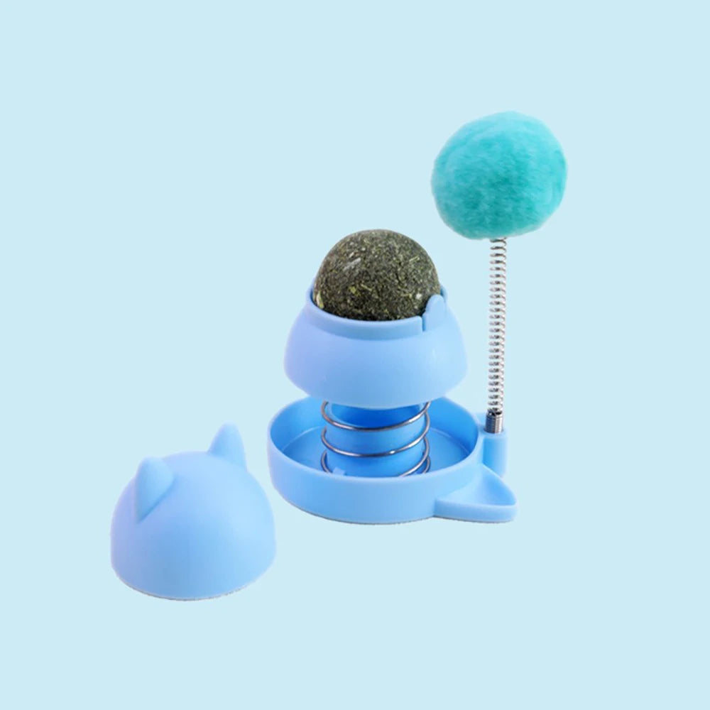 Catnip Spinning Ball Toy