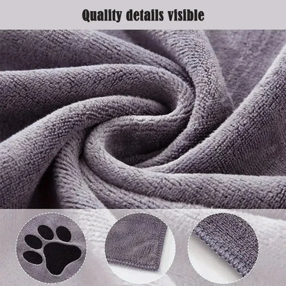 Ultra-Absorbent Microfibre Pet Towel – Super Soft Drying Towel for Dogs & Cats