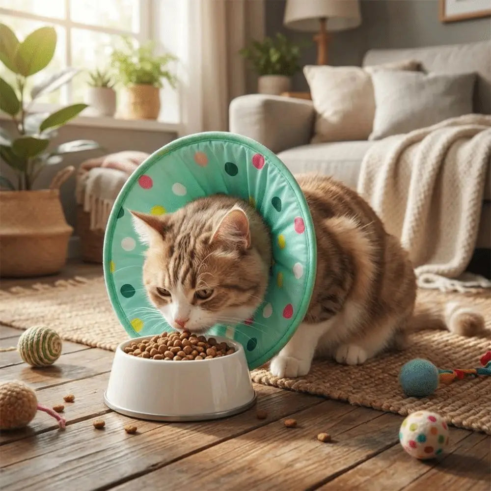 Soft Recovery Collar for Cats & Dogs – Comfortable Anti-Lick Protective Cone