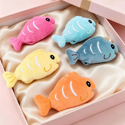 Catnip Plush Fish Toy – Crinkle Chew Toy for Indoor Cats & Kittens