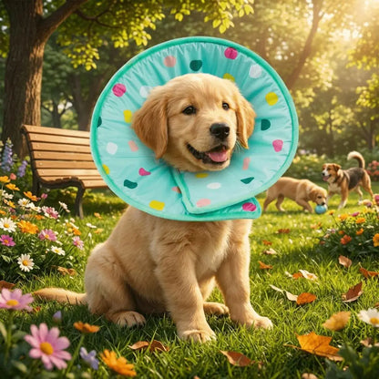 Soft Recovery Collar for Cats & Dogs – Comfortable Anti-Lick Protective Cone